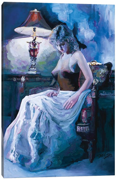Captured By Lamplight Canvas Art Print - Seth Couture