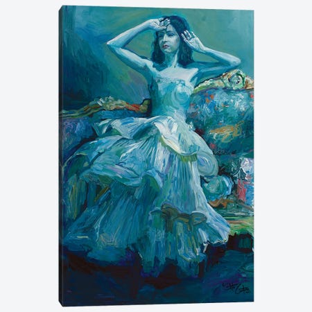The Blue Brightness Canvas Print #SEC34} by Seth Couture Canvas Art
