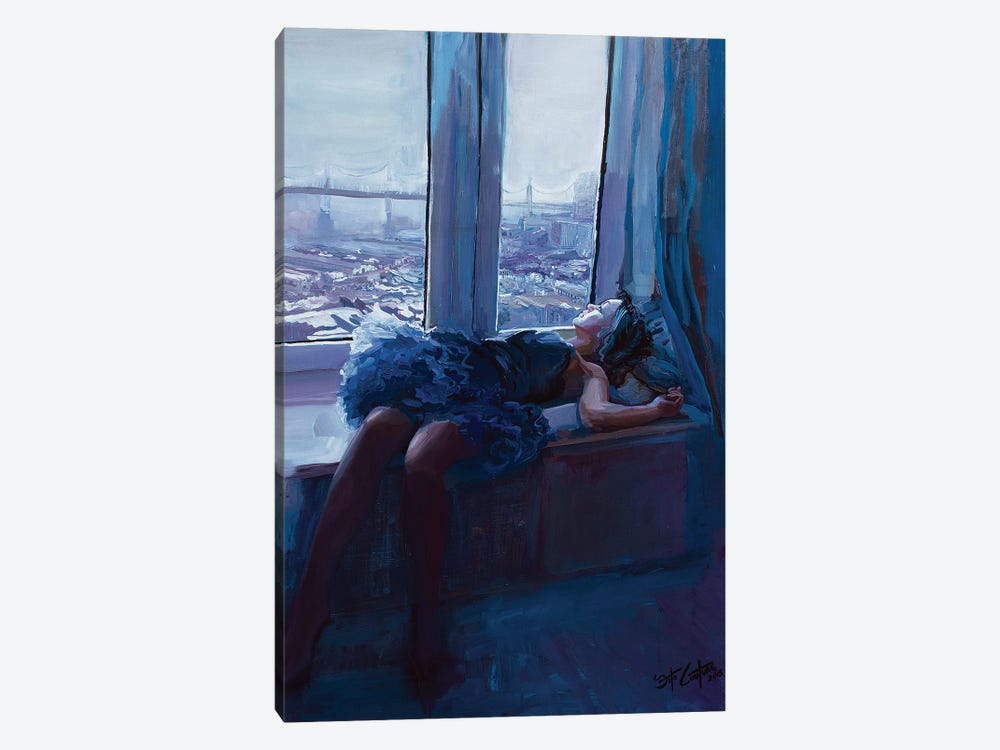 Eliana By The Bay by Seth Couture 1-piece Canvas Wall Art