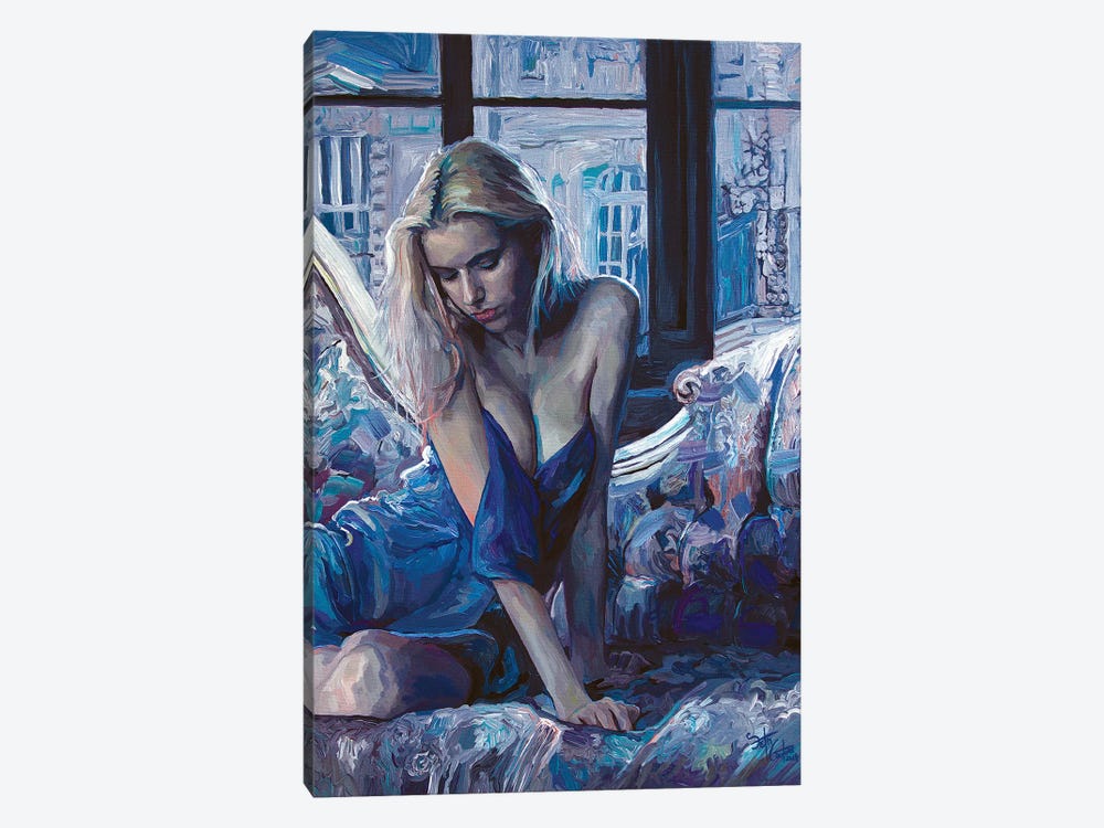Heart Of Forgotten Blue by Seth Couture 1-piece Canvas Art