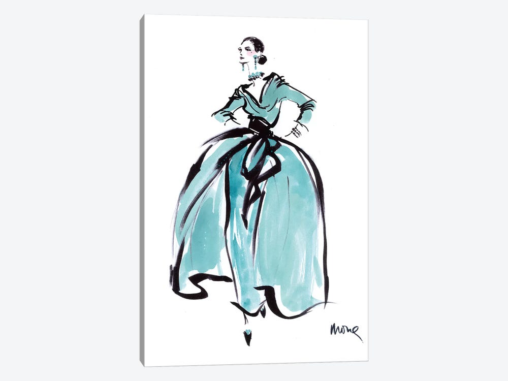 L'Heure Bleue by Mona Shafer-Edwards 1-piece Canvas Print