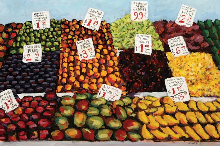 Fresh At The Market by Stephanie Hock wall art