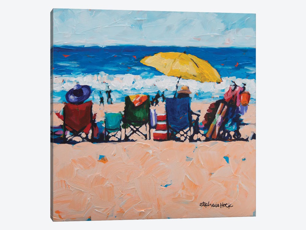 Day At The Beach by Stephanie Hock 1-piece Canvas Artwork