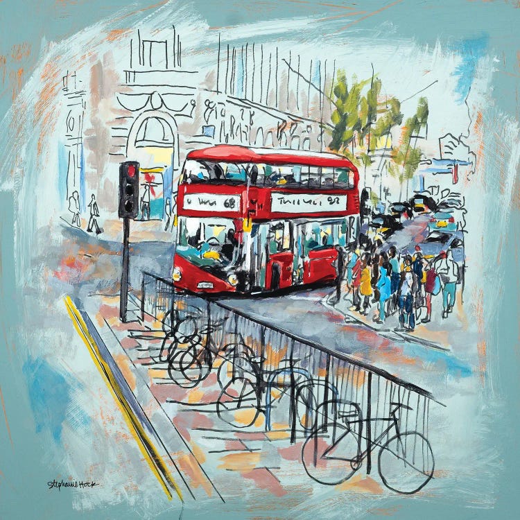 Playing Tourist by Stephanie Hock wall art