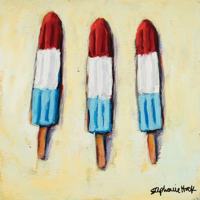 Summer Pop by Stephanie Hock multi panel art