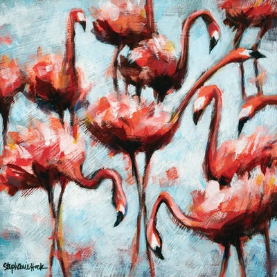 Dance Party by Stephanie Hock framed wall art