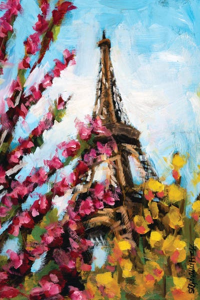 Canvas Print: Eiffel Tower Study III by Stephanie Hock