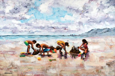 On Beach Time by Stephanie Hock art print
