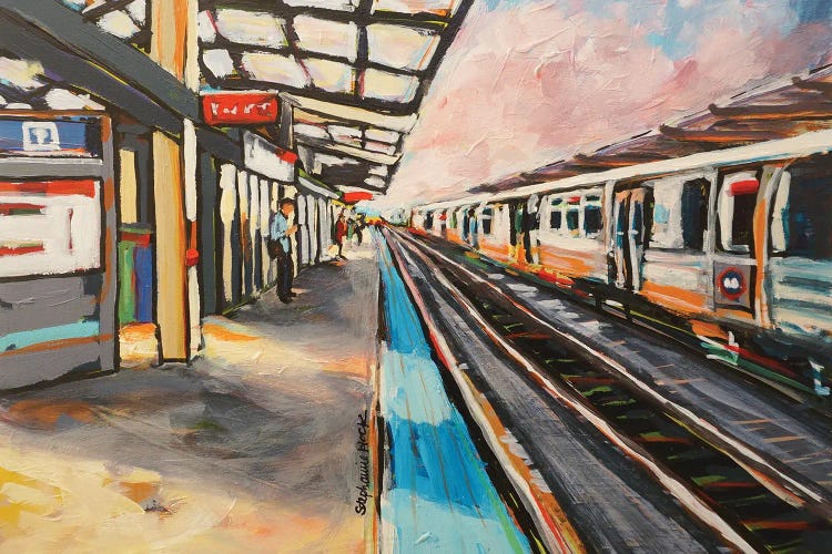 Evening Train by Stephanie Hock wall art