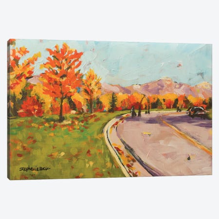 Autumn In The Park Canvas Print #SEH13} by Stephanie Hock Canvas Artwork