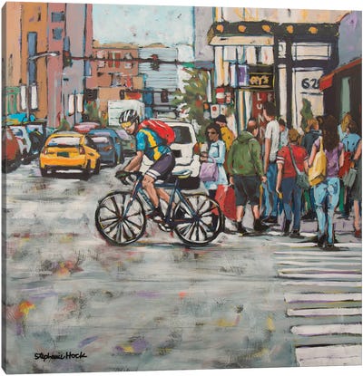 Color Of The City Canvas Art Print - Stephanie Hock