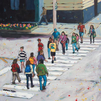 Crossing Paths by Stephanie Hock art print