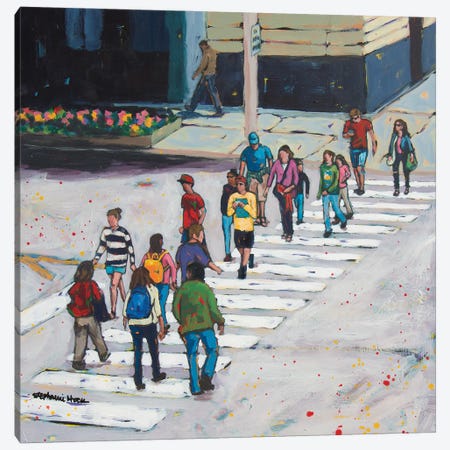Crossing Paths Canvas Print #SEH22} by Stephanie Hock Canvas Art Print