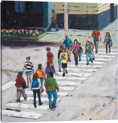 Crossing Paths Canvas Art Print - Stephanie Hock