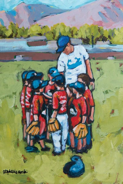 Kids Sports Art: Go Team by Stephanie Hock