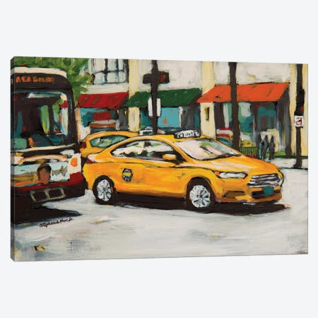 Michigan Ave Canvas Print #SEH30} by Stephanie Hock Canvas Art