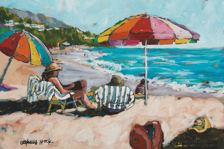 Toes In The Sand by Stephanie Hock wall art