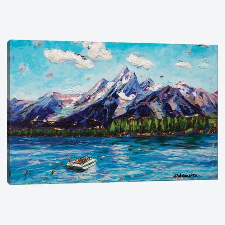 Colter Bay, Grand Teton National Park Canvas Print #SEH4} by Stephanie Hock Canvas Artwork
