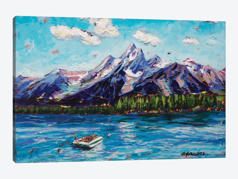 Colter Bay, Grand Teton National Park by Stephanie Hock 1-piece Canvas Print
