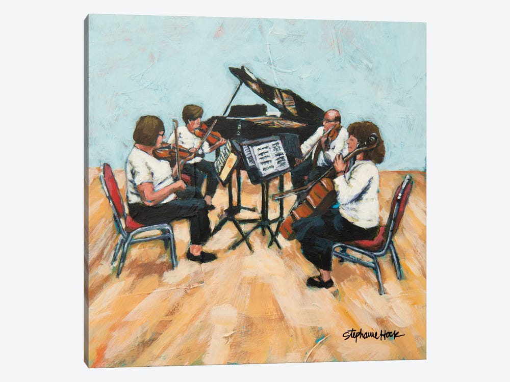 String Quartet by Stephanie Hock 1-piece Canvas Wall Art