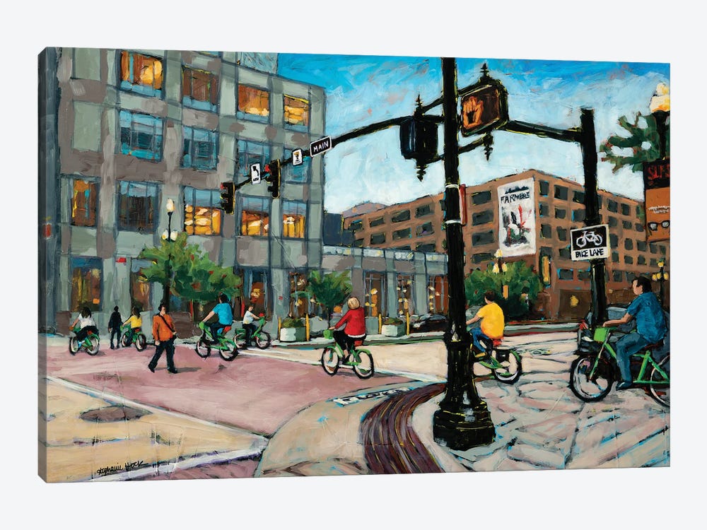 Biker Gang by Stephanie Hock 1-piece Canvas Art