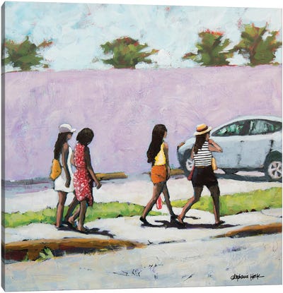 The Women You Walk Through Life With Canvas Art Print - The Joy of Life