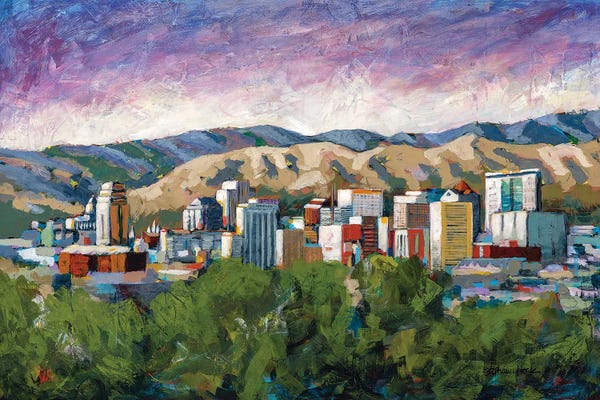 Utah: Salt Lake City Skyline by Stephanie Hock
