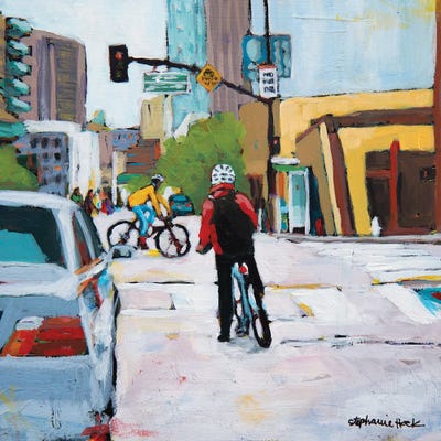 Commuters by Stephanie Hock canvas print