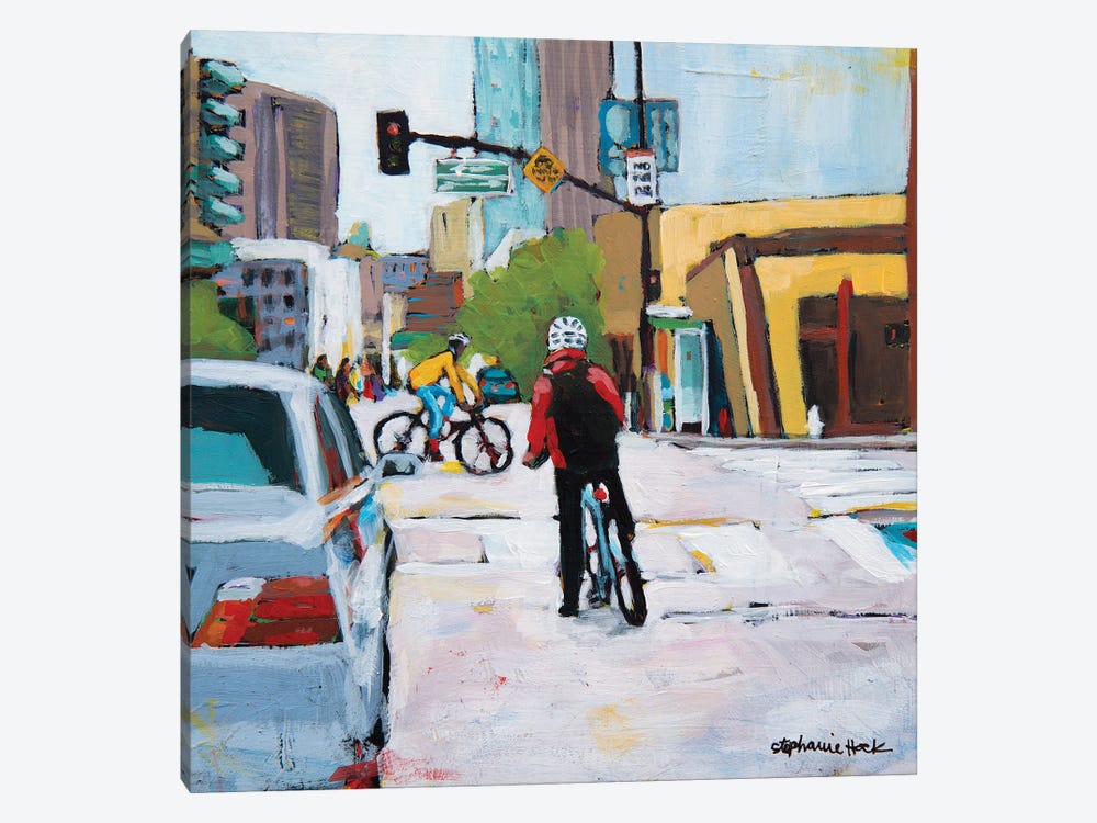 Commuters by Stephanie Hock 1-piece Canvas Art Print