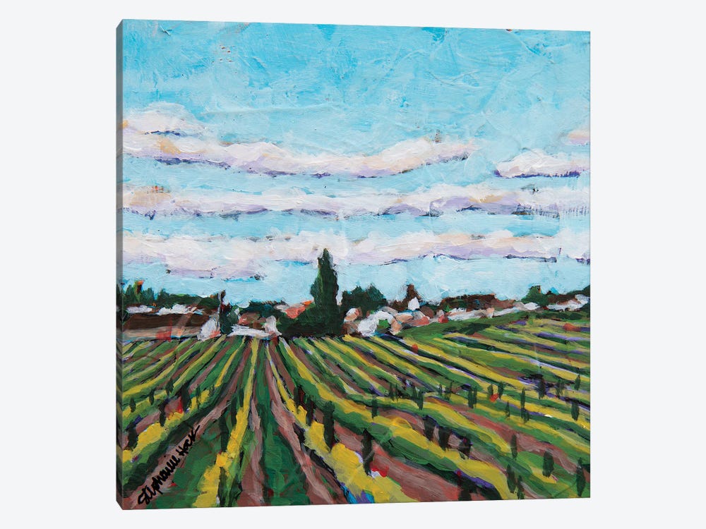 Vineyard by Stephanie Hock 1-piece Canvas Print