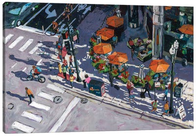 The Streets We Step Canvas Art Print - Stephanie Hock