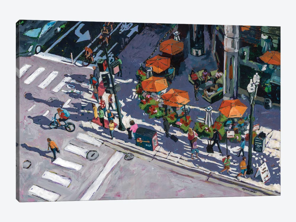 The Streets We Step by Stephanie Hock 1-piece Canvas Print