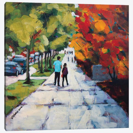 Walk Beside Me Canvas Print #SEH86} by Stephanie Hock Canvas Art