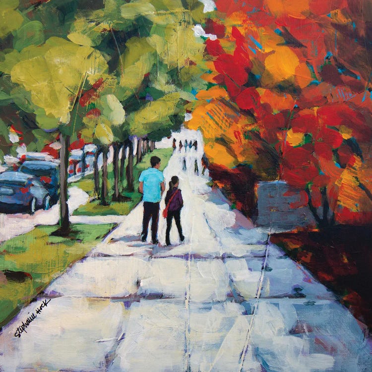 Walk Beside Me by Stephanie Hock wall art