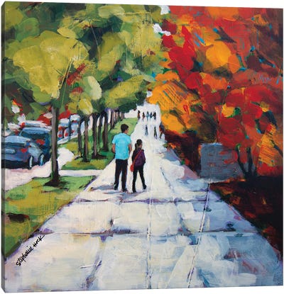 Walk Beside Me Canvas Art Print - Stephanie Hock