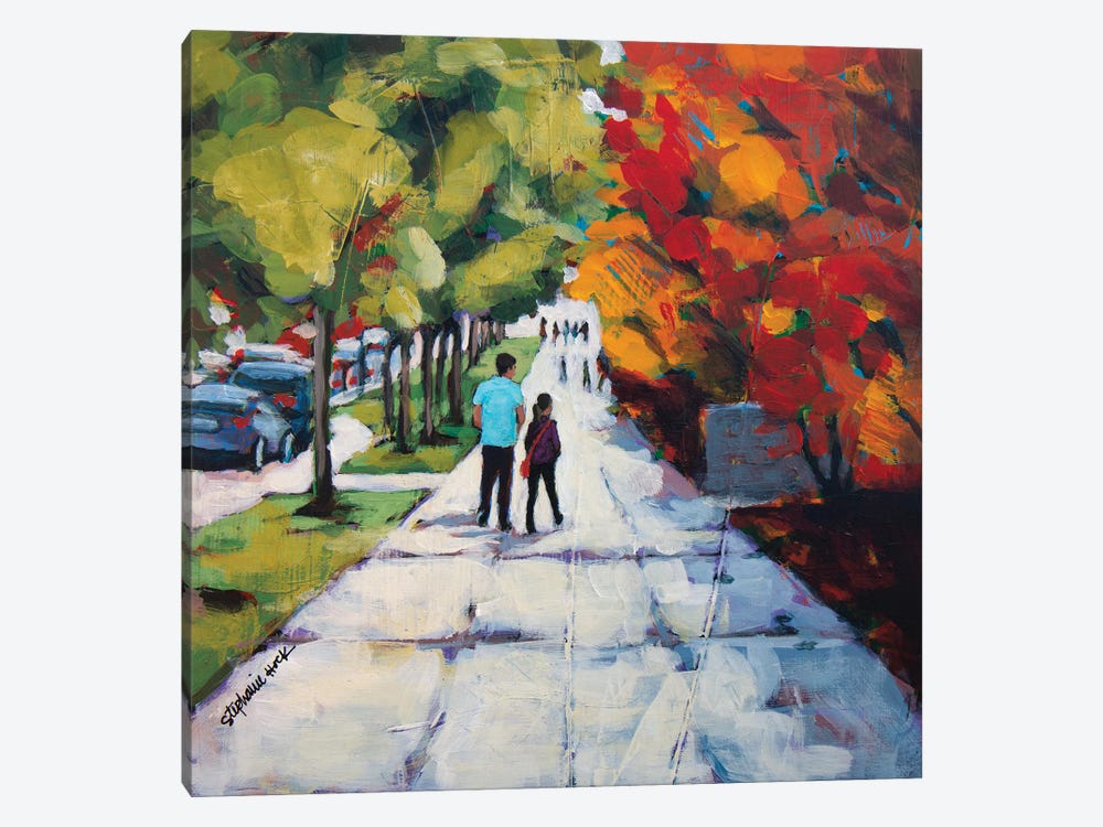 Walk Beside Me by Stephanie Hock 1-piece Canvas Print