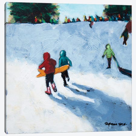 Winter Fun Canvas Print #SEH92} by Stephanie Hock Canvas Art