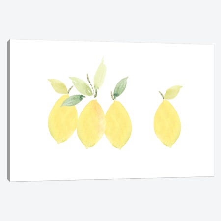 Lemons Canvas Print #SEL14} by Melissa Selmin Canvas Print