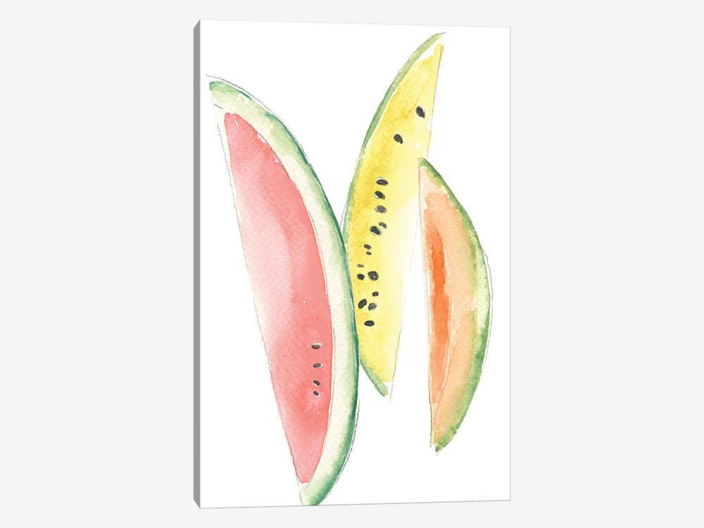 Melon Slices by Melissa Selmin 1-piece Canvas Artwork