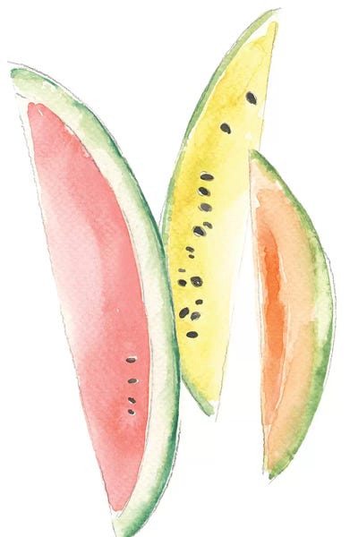 Minimalist Décor: Melon Slices by Melissa Selmin