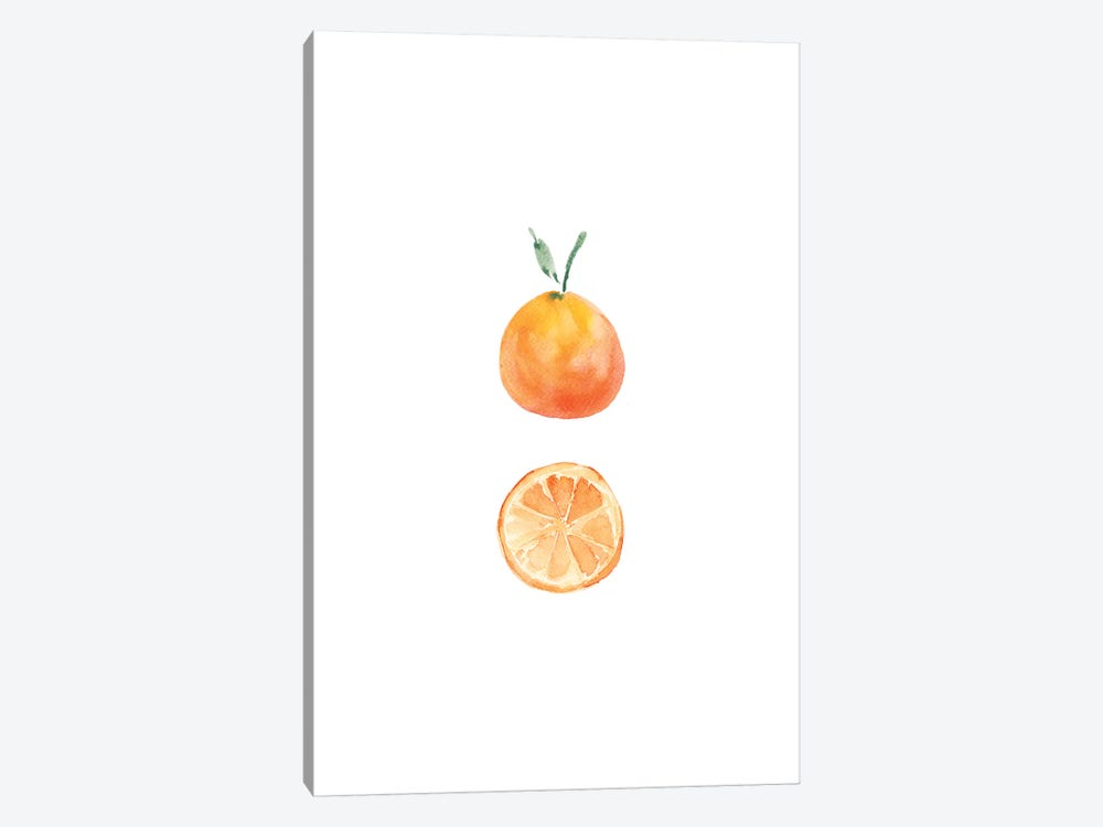 Orange Slice by Melissa Selmin 1-piece Art Print