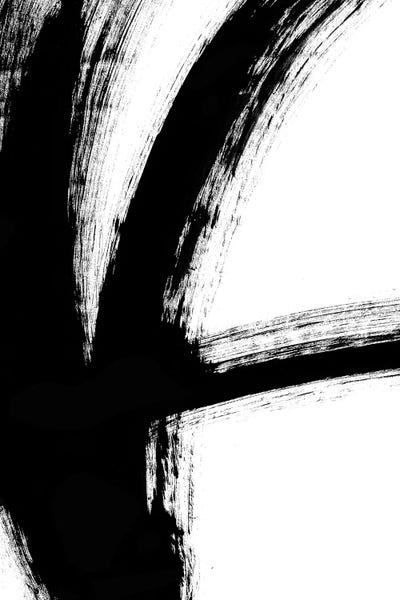 Large Black & White Art - Canvas Prints: Path of Zen No. 2 by Melissa Selmin