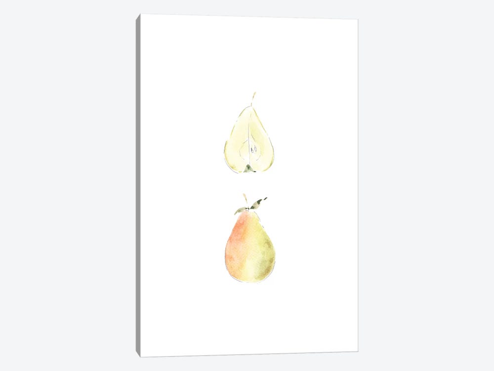 Pear Slice by Melissa Selmin 1-piece Art Print