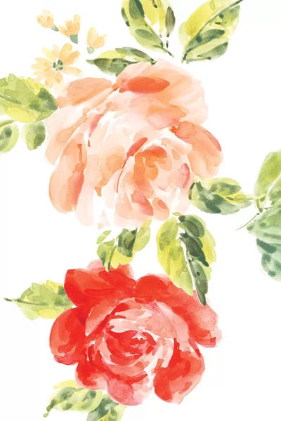 Rosa No. 2 by Melissa Selmin framed canvas print