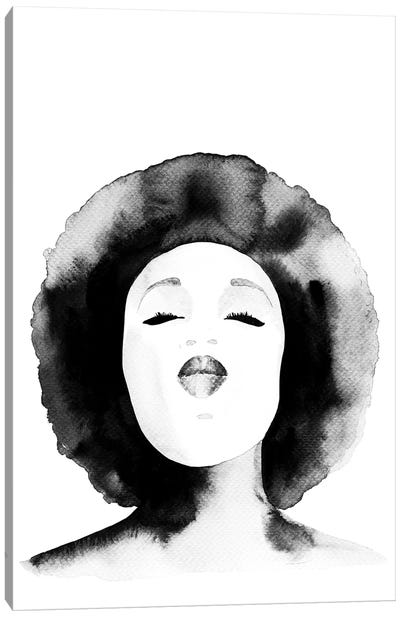 Erykah Canvas Art Print - R&B & Soul Music Art