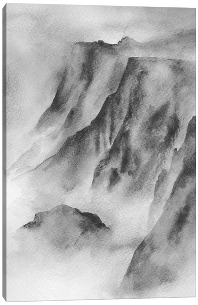 Mountain Mist Canvas Art Print - Melissa Selmin