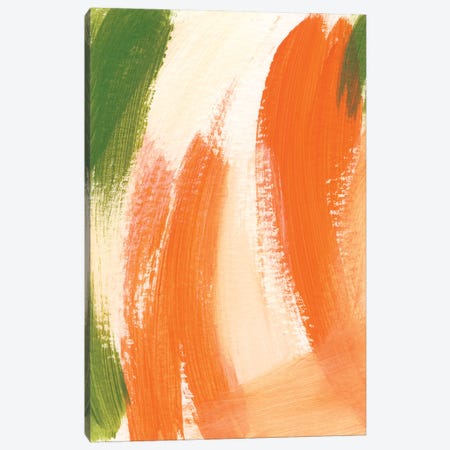 Papaya No. 1 Canvas Print #SEL69} by Melissa Selmin Canvas Print
