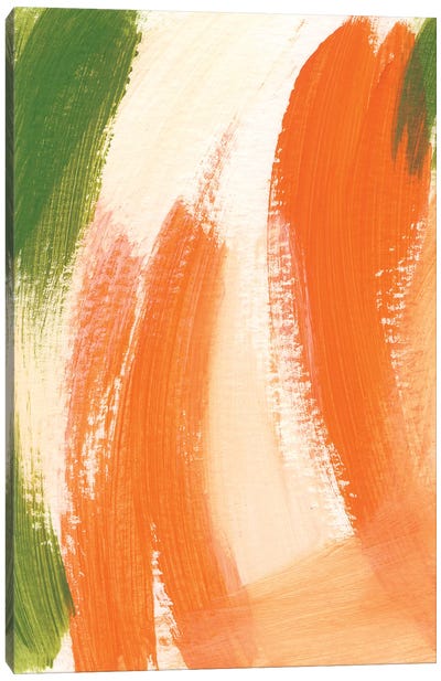 Papaya No. 1 Canvas Art Print - Melissa Selmin