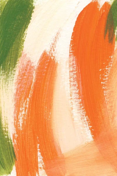 Abstract: Papaya No. 1 by Melissa Selmin