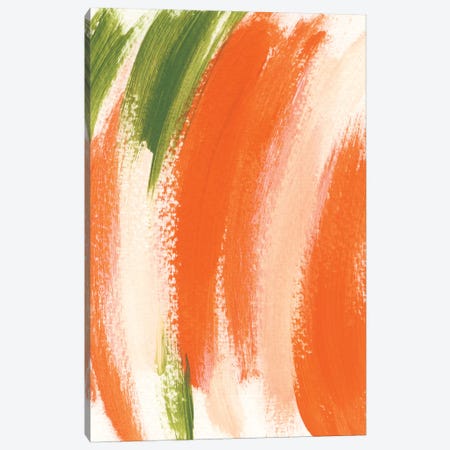 Papaya No. 2 Canvas Print #SEL70} by Melissa Selmin Canvas Art
